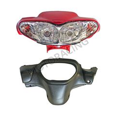 ΣΕΤ ΜΑΣΚΑ ΚΟΝΤΕΡ & ΦΑΝΟΥ YAMAHA CRYPTON-R 115 ΚΟΚΚΙΝΗ