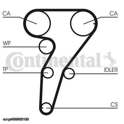 CONTINENTAL ΙΜΑΝΤΑΣ ΧΡΟΝΙΣΜΟΥ ΟΔΟΝΤΩΤΟΣ ALFA ROMEO - FIAT - LANCIA