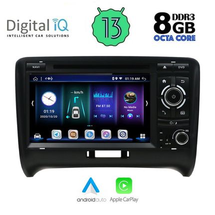 DIGITAL IQ BXE 878_CPA (7" DVD) MULTIMEDIA SYSTEM for AUDI ΤΤ mod. 2007-2015 | Pancarshop
