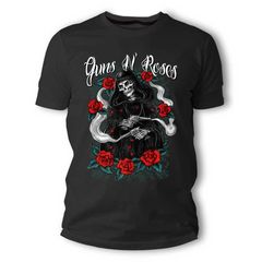 Guns N' Roses Reaper Μπλουζάκι T-shirt σε Μαύρο χρώμα TS70043