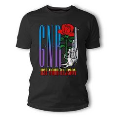 Guns N' Roses Use Your Illusion Pistol Μπλουζάκι T-shirt σε Μαύρο χρώμα TS70035