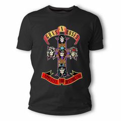 Guns N' Roses Μπλουζάκι T-shirt σε Μαύρο χρώμα TS70013