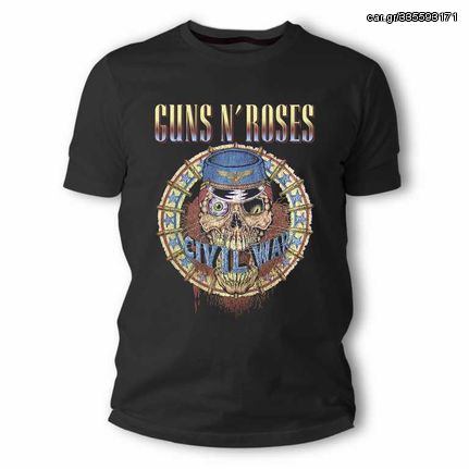 Guns N' Roses Μπλουζάκι T-shirt σε Μαύρο χρώμα TS70014