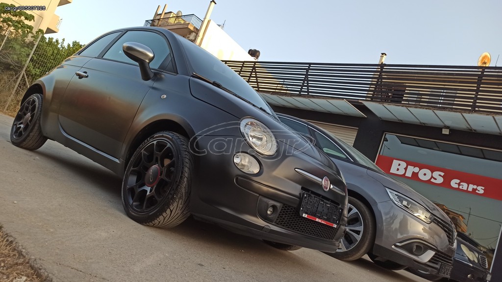 Car.gr Fiat 500 '10 Blackjack Limited/Clima/Δέρμα