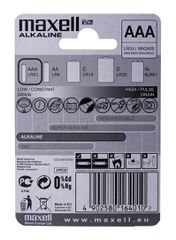 Maxell Battery Alkaline LR-03 AAA 4-Pack Single-use battery-thumb-1