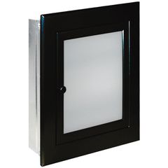 Χωνευτός πίνακας μαύρος ματ 2 σειρών x 12Α (24 θέσεων) 34,4cm x 27,8cm x 9,2cm