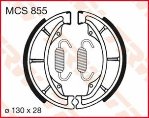 Κωδ.236901 TRW οργανικές σιαγώνες MCS855 για SUZUKI TS 185 ER 79-05 / PGO T-REX 125 05-13 1 ζευγάρι για 1 ταμπούρο τηλ.215-215-8211