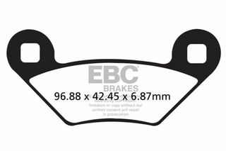 Κωδ.237607 EBC carbon τακάκια FA475TT για POLARIS SPORTSMAN 570 4X4 14-18 / POLARIS SPORTSMAN 550 EFI 4X4 10-14 1 σετ για 1 δαγκάνα τηλ.215-215-8211