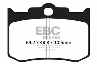 Κωδ.237867 EBC μεταλλικά τακάκια FA216/2HH 1 σετ για 1 δαγκάνα τηλ.215-215-8211