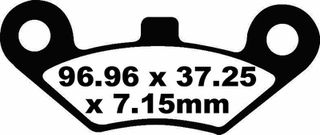 Κωδ.237870 EBC carbon τακάκια FA453TT GOES G 625 I 4X4 12-14 1 σετ για 1 δαγκάνα τηλ.215-215-8211
