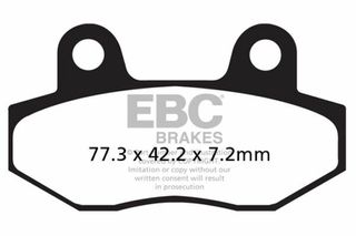 Κωδ.238033 EBC μεταλλικά τακάκια scooter SFA086HH 1 σετ για 1 δαγκάνα τηλ.215-215-8211