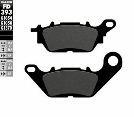 Κωδ.238648 GALFER οργανικά τακάκια FD393G1050 YAMAHA YBR 125 07-16 1 σετ για 1 δαγκάνα τηλ.215-215-8211