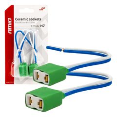 Ανταπτορες κεραμικοι AMIO Η7 12/24V 2τμχ 03054