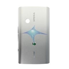 Sony Ericsson X8 E15i  Batterycover - Χρώμα: Λευκό/Ασημί