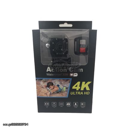 Action Camera F60R 16MP 4K/30fps WiFi 2.4G Remote Controller Cam Underwater Waterproof Ultra HD Sport Camera