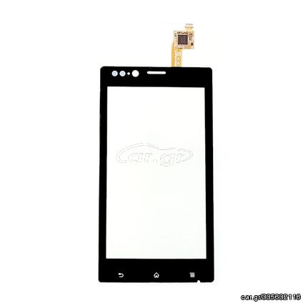 Μηχανισμός Αφής Touch Screen για Sony Xperia J ST26 - Χρώμα: Μαύρο