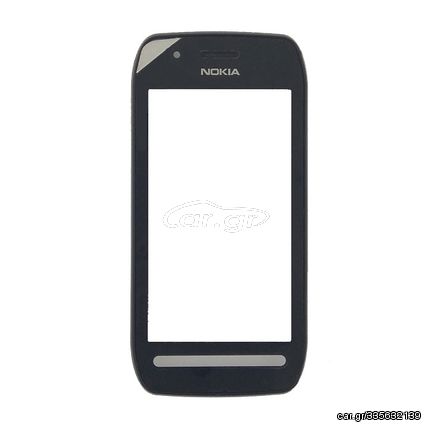 Μηχανισμός Αφής Touch Screen για Nokia Lumia 603 με Πλαίσιο - Χρώμα: Μαύρο