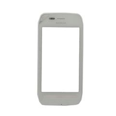 Μηχανισμός Αφής Touch Screen για Nokia Lumia 603 με Πλαίσιο - Χρώμα: Λευκό