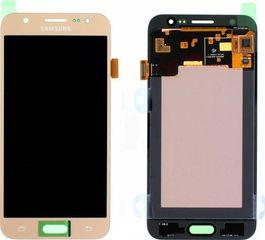 Γνήσια Οθόνη LCD με Μηχανισμό Αφής για Samsung Galaxy J5 2015 J500F GH97-17667C - Χρώμα: Χρυσό