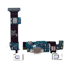 Καλωδιοταινία Φόρτισης και Πληκτρών καi Βύσμα Ακουστικών /Dock Charging Flex and Home Button για Samsung Galaxy S6 Edge Plus G928