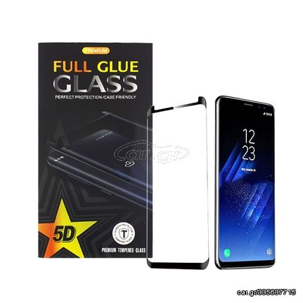 Προστασία Οθόνης Premium 5D Edge Glue Tempered Glass για Samsung Galaxy N975F Note 10 Plus - Χρώμα: Μαύρο