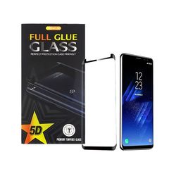 Προστασία Οθόνης Premium 5D Edge Glue Tempered Glass για Samsung Galaxy N950F Note 8 - Χρώμα: Μαύρο