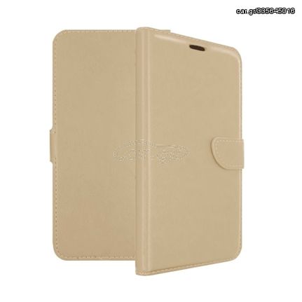 Θήκη Βιβλίο Stand Leather Wallet with Clip για Sony Xperia L1 - Χρώμα: Χρυσό