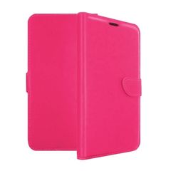 Θήκη Βιβλίο Stand Leather Wallet with Clip για Sony Xperia Z3 Compact - Χρώμα: Ροζ