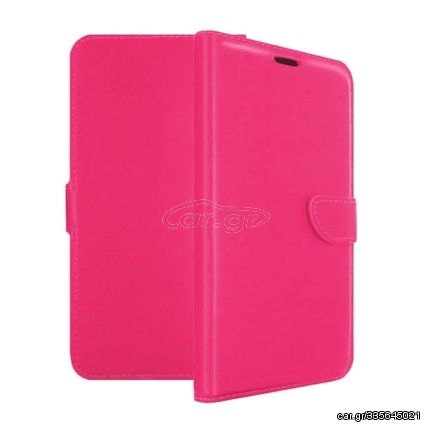 Θήκη Βιβλίο Stand Leather Wallet with Clip για Sony Xperia Z3 Compact - Χρώμα: Ροζ
