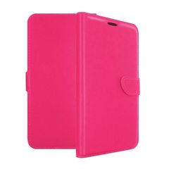 Θήκη Βιβλίο / Leather Book Case με Clip για Lenovo A850 - Χρώμα: Ροζ