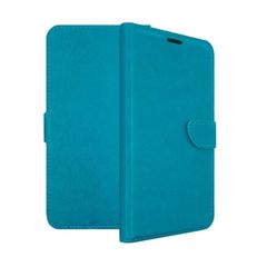 Θήκη Βιβλίο / Leather Book Case με Clip για Lenovo A1000 - Χρώμα: Τιρκουαζ