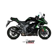 Τελικο Εξατμισης Mivv Delta Race S.steel Black/Carbon Kawasaki Ninja 1000 Sx/Tourer 20-23