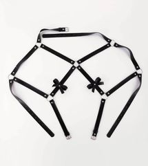 Fetish Cute Bottom Harness with Eco Leather-thumb-1