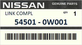 Ψαλίδι εμπρός αριστερό ΓΝΗΣΙΟ - NISSAN TERRANO R50 1997-2003 ENGINE VG33E VQ35DE #545010W001