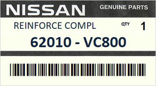 Προφυλακτήρας εμπρός ΓΝΗΣΙΟ - NISSAN PATROL Y61 2002-2004 ENGINE  #62010VC800