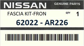 Προφυλακτήρας εμπρός ΓΝΗΣΙΟ - NISSAN Q45 F50 USA CANADA 2001-2006 ENGINE  #62022AR226
