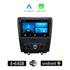 FORD MUSTANG (2010 - 2015) Android οθόνη αυτοκίνητου 4+64GB με GPS WI-FI (ηχοσύστημα αφής 8" ιντσών 4GB CarPlay Android Auto Car Play Youtube Playstore MP3 USB Radio Bluetooth Mirrorlink εργοστασ