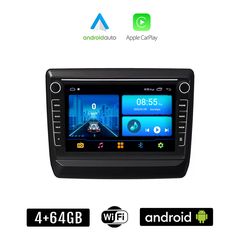 ISUZU D-MAX (μετά το 2021) Android οθόνη αυτοκίνητου 4+64GB με GPS WI-FI (ηχοσύστημα αφής 8" ιντσών 4GB CarPlay Android Auto Car Play Youtube Playstore MP3 USB Radio Bluetooth Mirrorlink εργοστασ