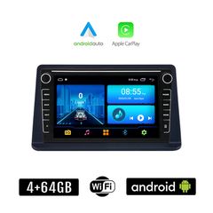 MITSUBISHI PAJERO (1999-2006) Android οθόνη αυτοκίνητου 4+64GB με GPS WI-FI (ηχοσύστημα αφής 8" ιντσών 4GB CarPlay Android Auto Car Play Youtube Playstore MP3 USB Radio Bluetooth Mirrorlink εργοσ