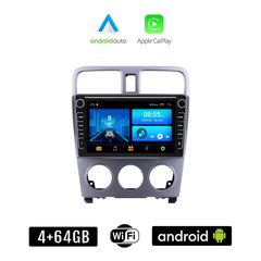 SUBARU FORESTER (2002-2008) Android οθόνη αυτοκίνητου 4+64GB με GPS WI-FI (ηχοσύστημα αφής 8" ιντσών 4GB CarPlay Android Auto Car Play Youtube Playstore MP3 USB Radio Bluetooth Mirrorlink εργοστα