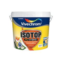 Vivechrom Isotop PU Hybrid Ελαστομερές Ακρυλικό Επαλειφόμενο Στεγανωτικό Πολυουρεθάνης 10lt Λευκό