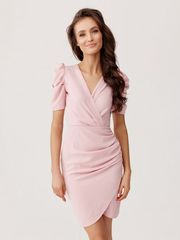 Cocktail Φόρεμα 182131 Roco Fashion Ροζ SUK0403 Pink