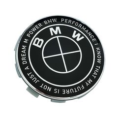 Καπάκι κέντρου ζάντας BMW M Perfomance 50th anniversary 68mm Total Black 1τμχ