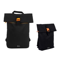 Σακίδιο πλάτης Total backpack Rpet black/orange 26lt