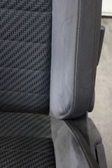 Σαλόνι κομπλέ VW Golf 7.5 5G4 RLine μαύρο-γκρι ύφασμα-alcantara (5 πόρτες)-thumb-6