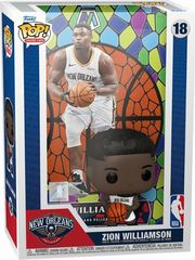 Funko Pop! Trading Cards: New Orleans Pelicans - Zion Williamson (Mosaic) #18 Vinyl Figure