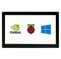 Pi Display 13.3 HDMI 1920x1080 IPS Capacitive Touchscreen with LCD Case V2
