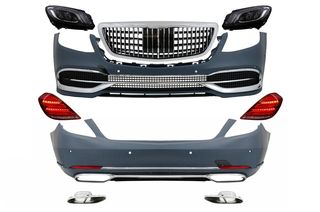 Body Kit για Mercedes S-Class W222 Facelift (2013-2017) με προβολείς και πίσω φώτα Full LED