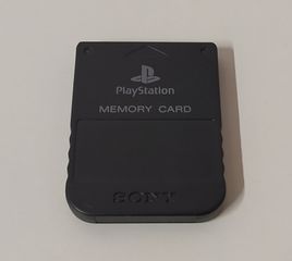 Sony Dualshock Black Controller & Memory Card PS1-thumb-5