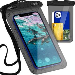 Waterproof case for the phone - black